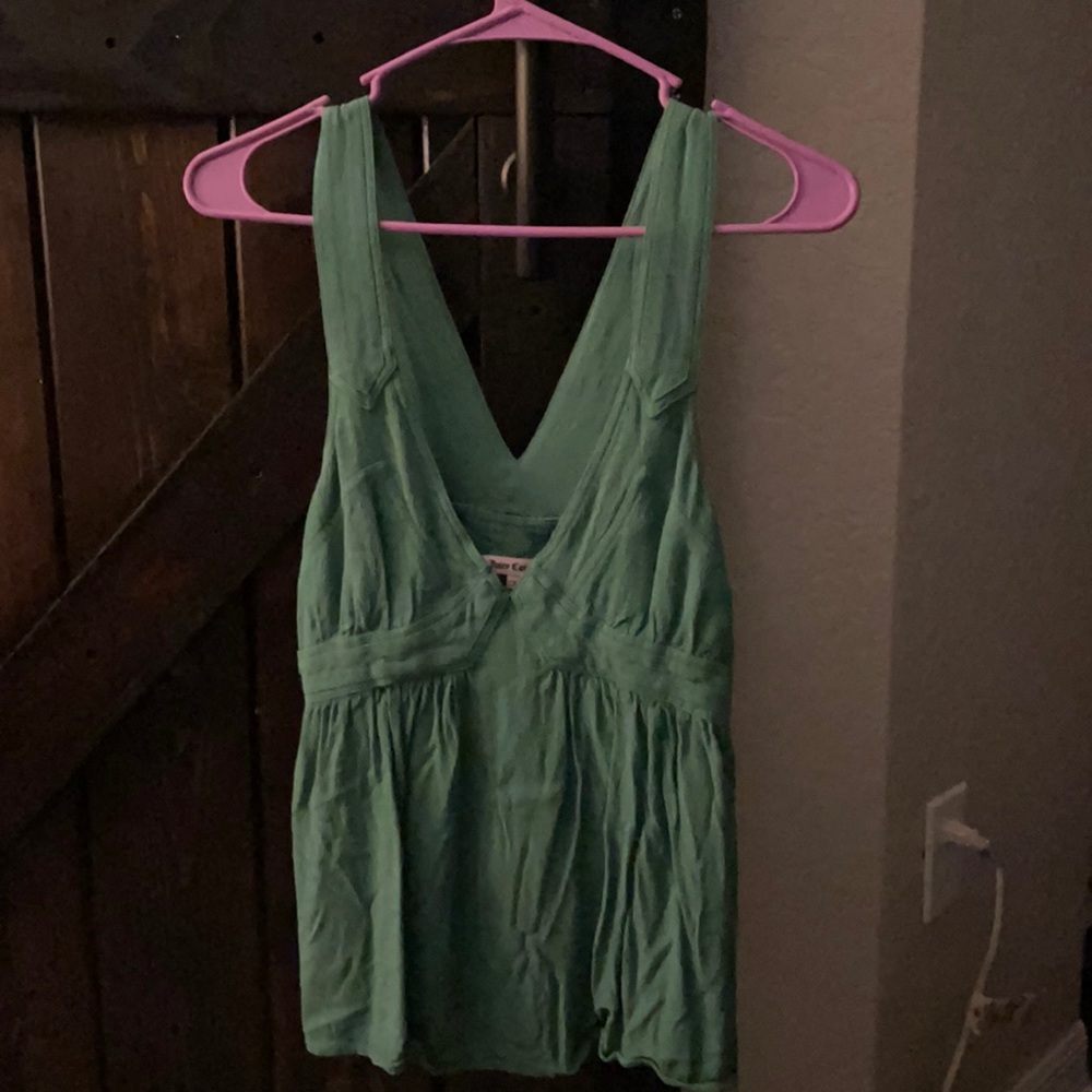 Lightweight green Juicy couture top